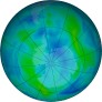 Antarctic ozone map for 2023-03-23